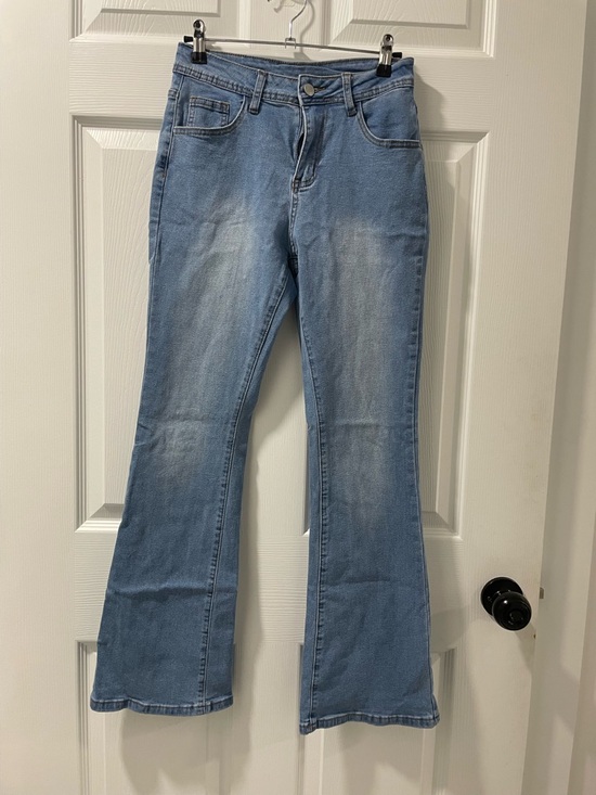 Denim - Light Blue Women's Flared Jeans